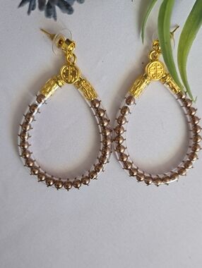 Budha All Weathers Beads Womens Earrings . Color Brown.  (Not Budhagirls)